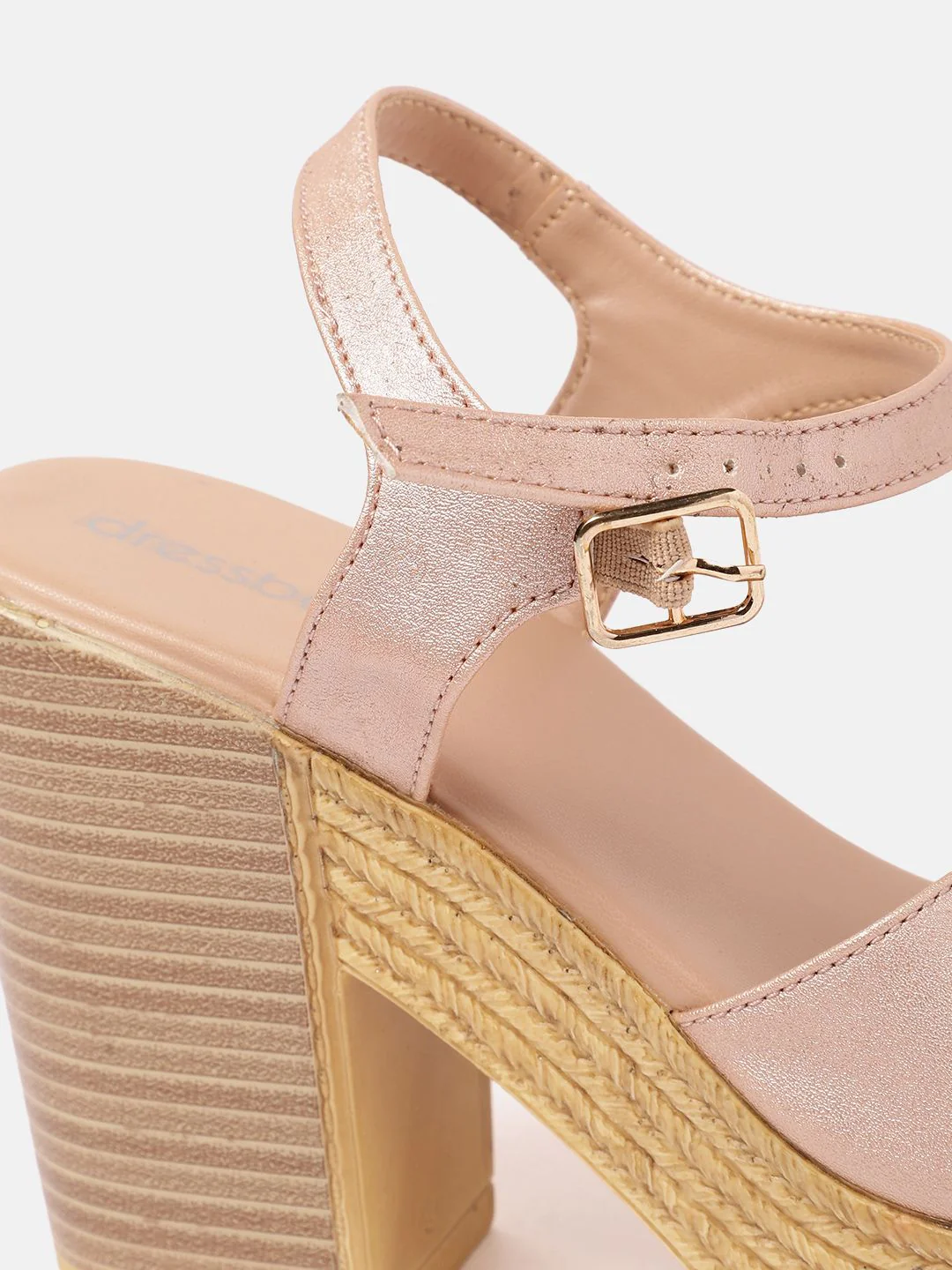 DressBerry Open Toe Block Heels - Image 6