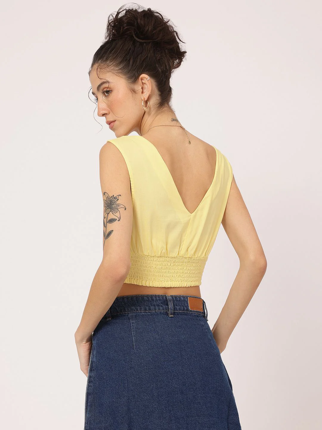 DressBerry Pastel Play Flirty Bows Blouson Top - Image 6
