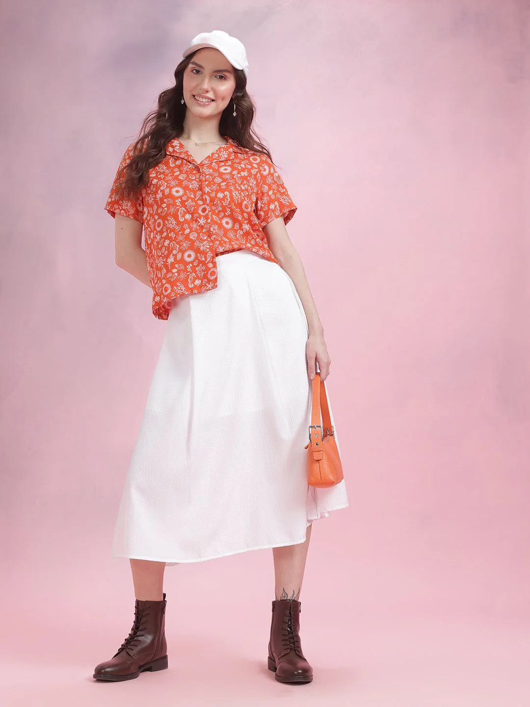 DressBerry Printed Cuban Collar Shirt - Image 6