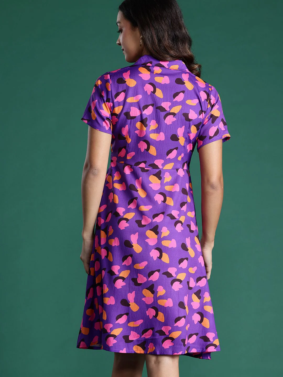 DressBerry Printed Shirt Dress - Image 4