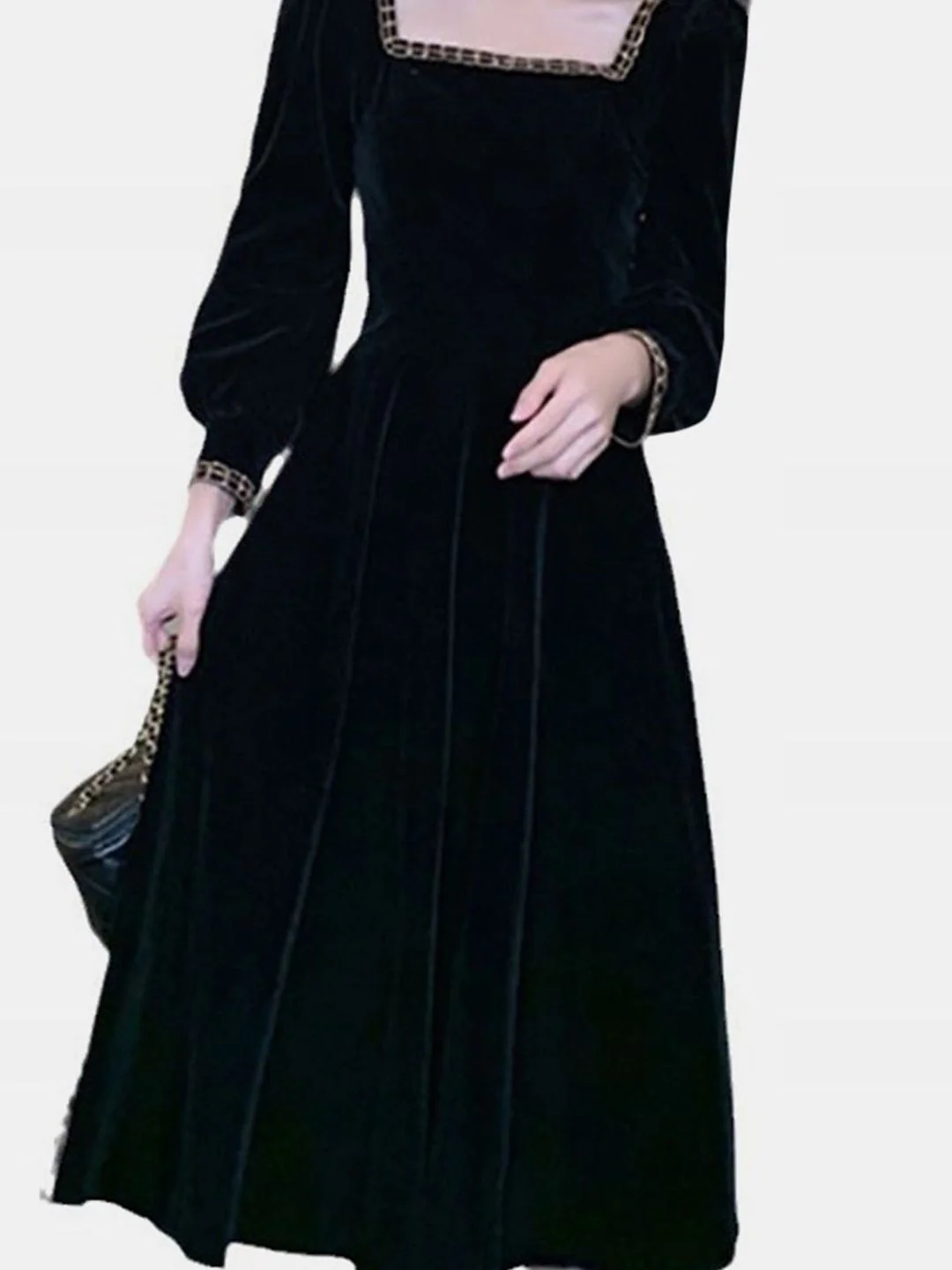 DressBerry Puff Sleeve Fit & Flare Dress - Image 5