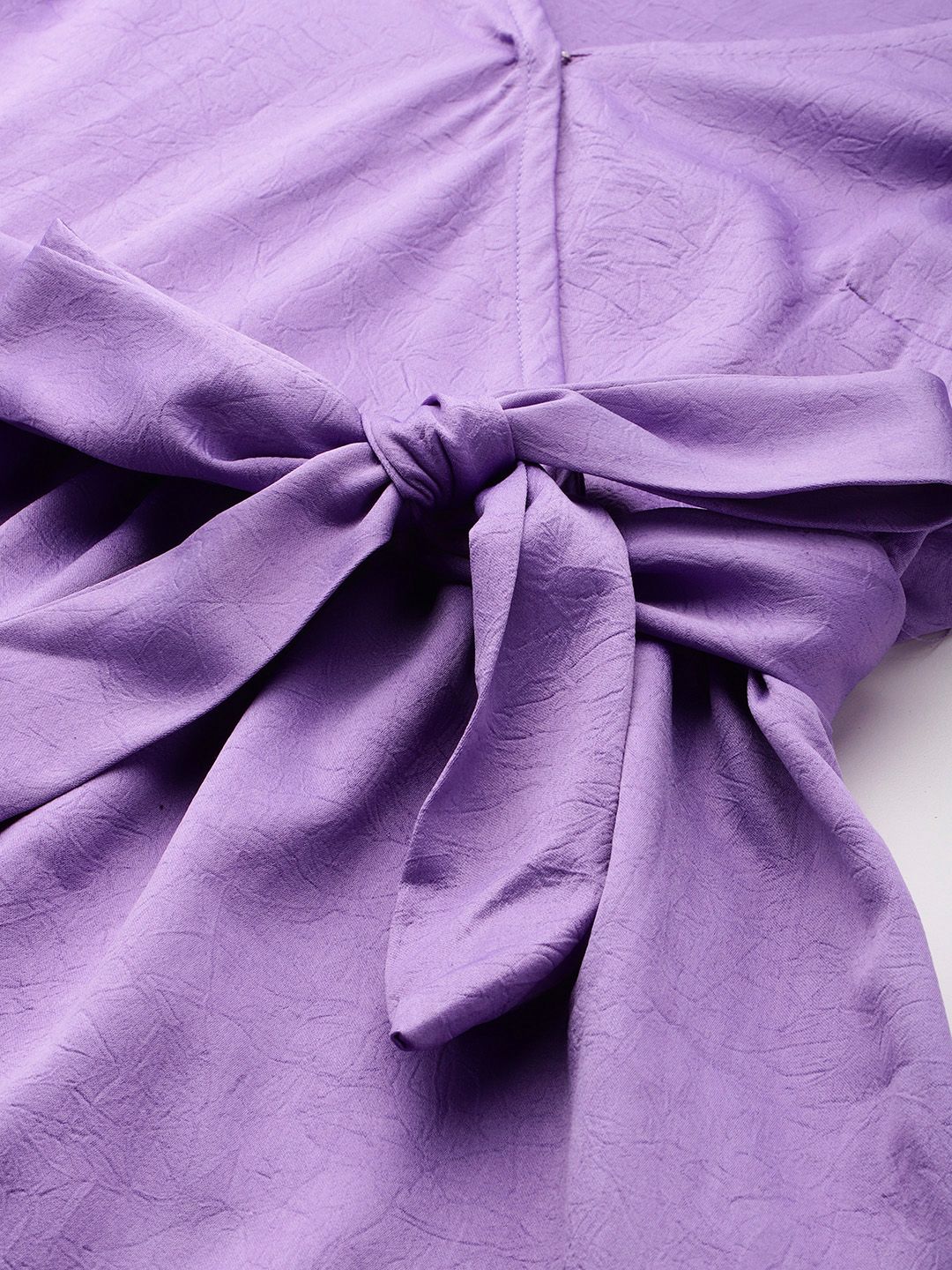DressBerry Puff Sleeve Ruffled Satin Maxi Dress - Image 6