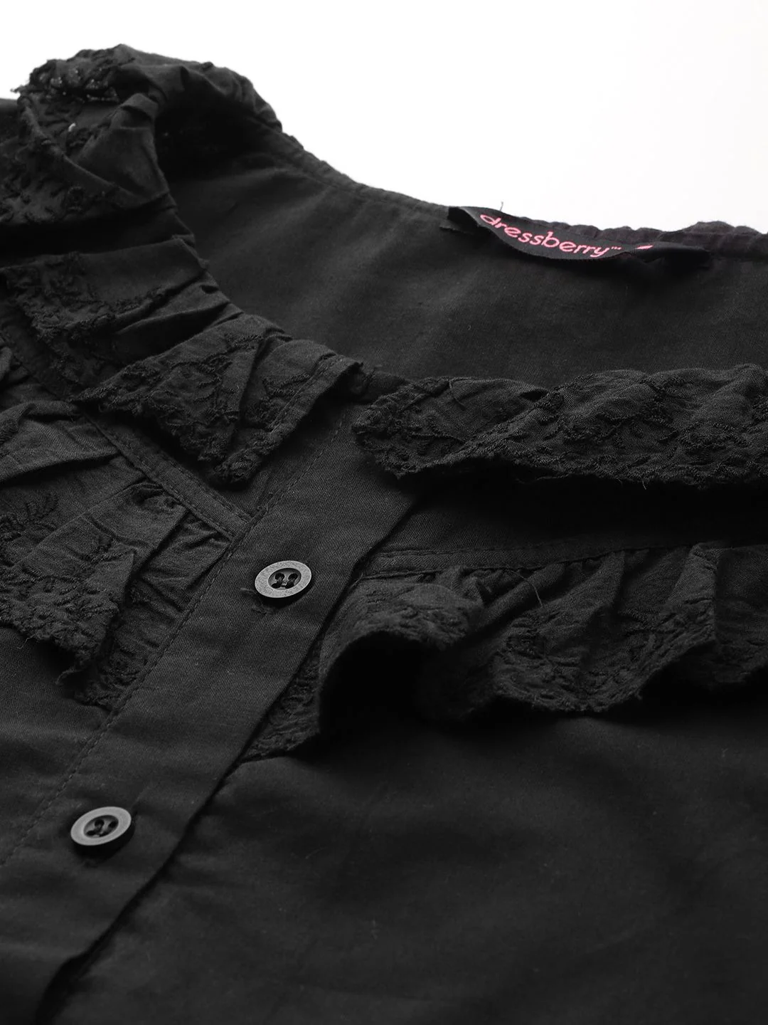 DressBerry Pure Cotton Opaque Casual Shirt - Image 3