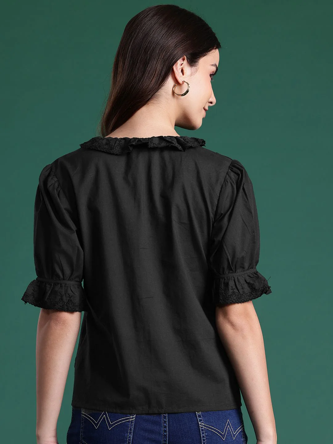 DressBerry Pure Cotton Opaque Casual Shirt - Image 4