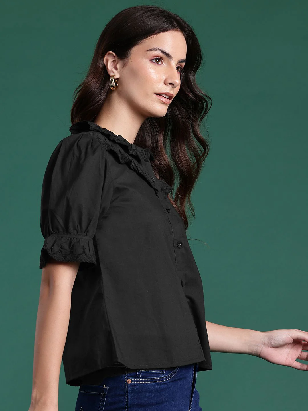 DressBerry Pure Cotton Opaque Casual Shirt - Image 5