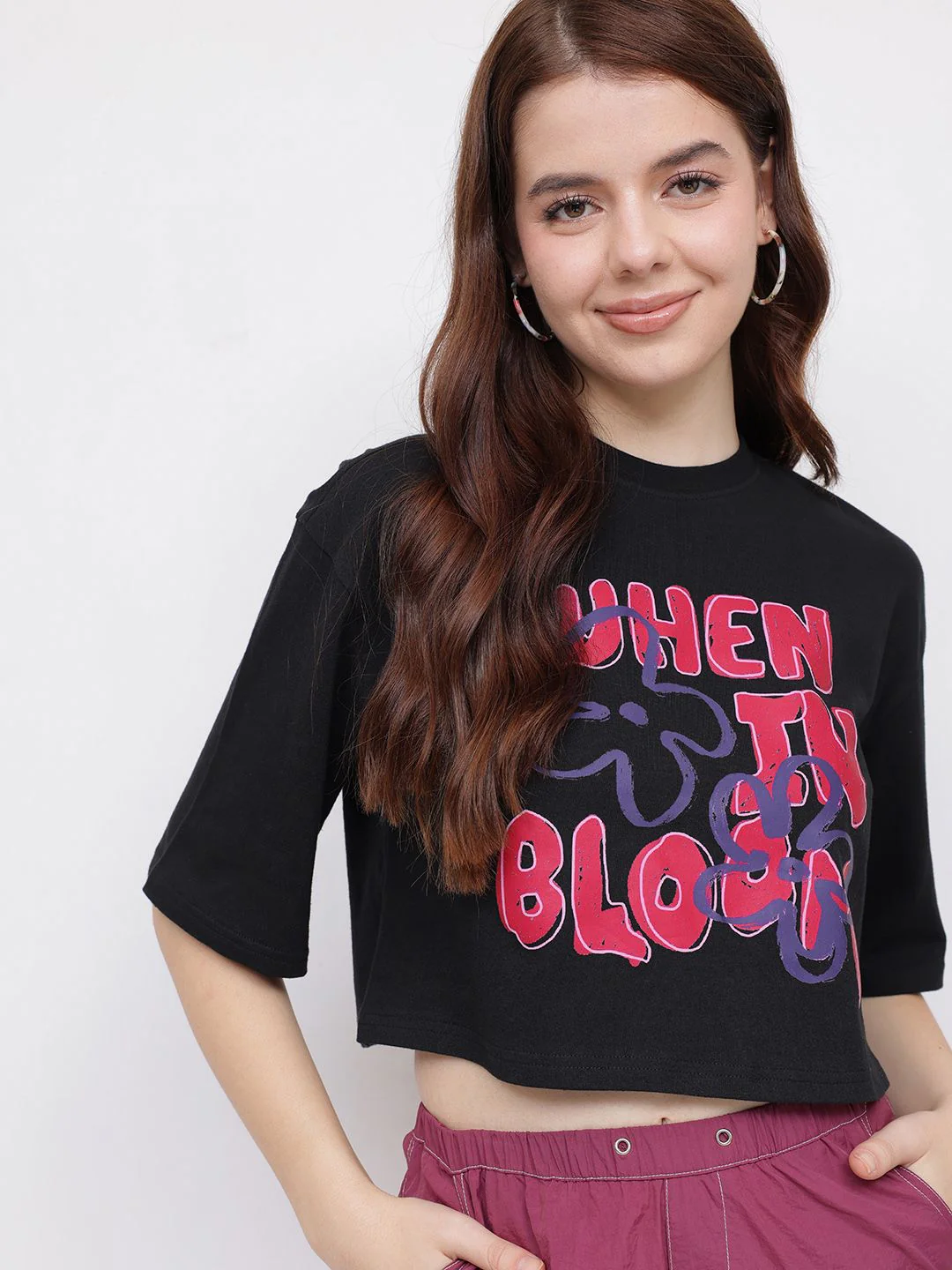 DressBerry Quote Couture Boxy Crop T-shirt - Image 2