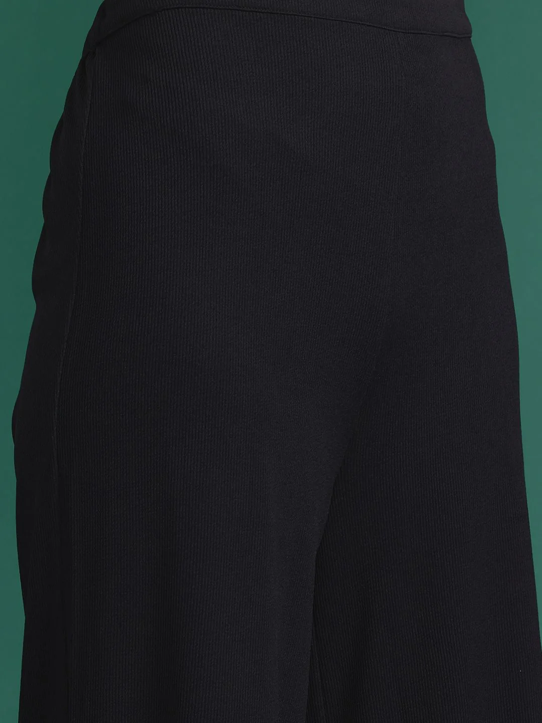 DressBerry Ribbed One-Shoulder Top with Trousers Co-ords - Image 3