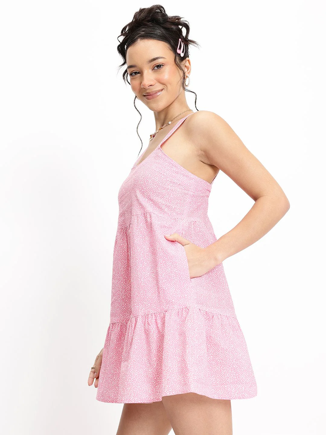 DressBerry Ruffled Romance Tiered A-Line Top - Image 5