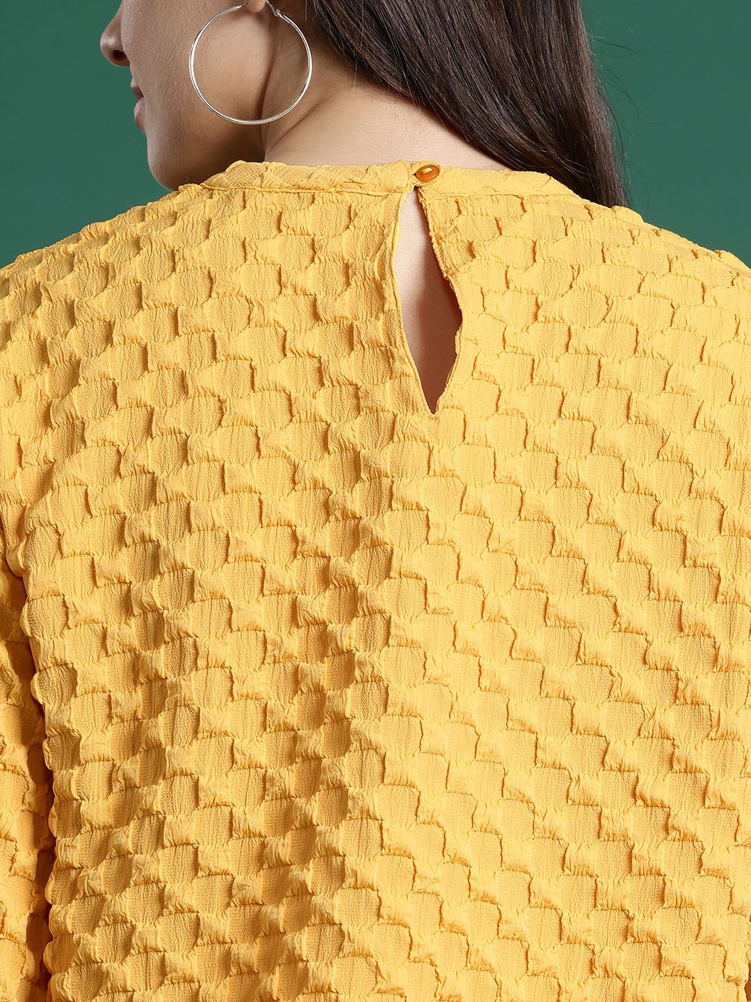DressBerry Seersucker Boxy Top - Image 6