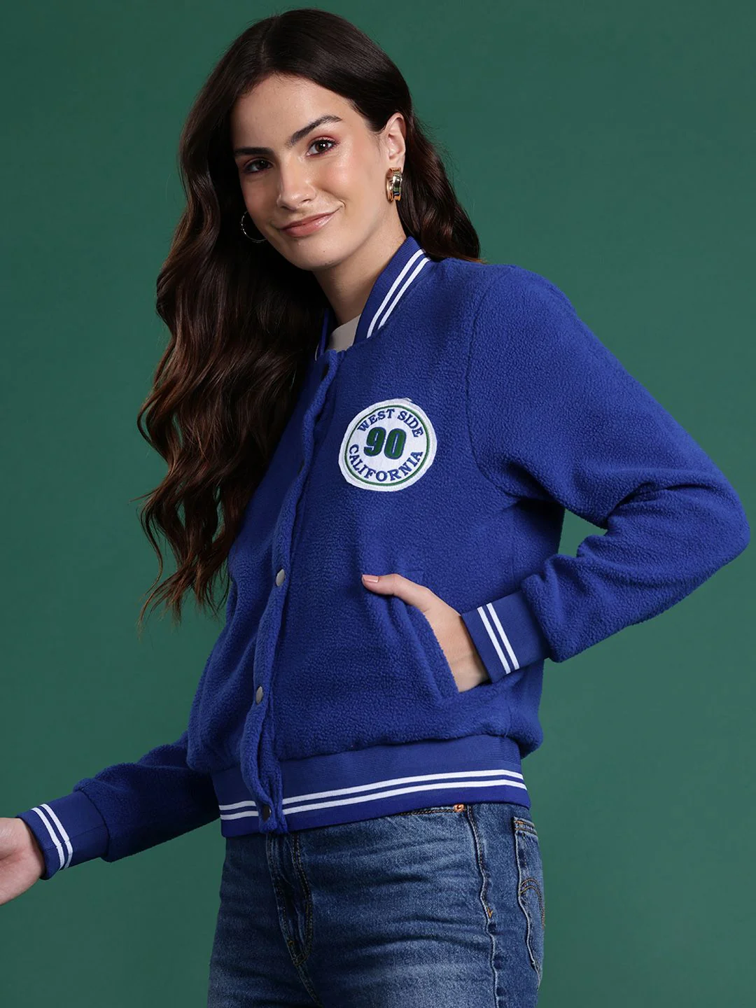 DressBerry Sherpa Bomber Jacket - Image 3