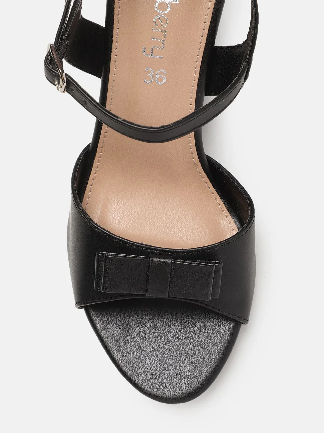 DressBerry Slim Heeled Sandals with Bows - Image 4
