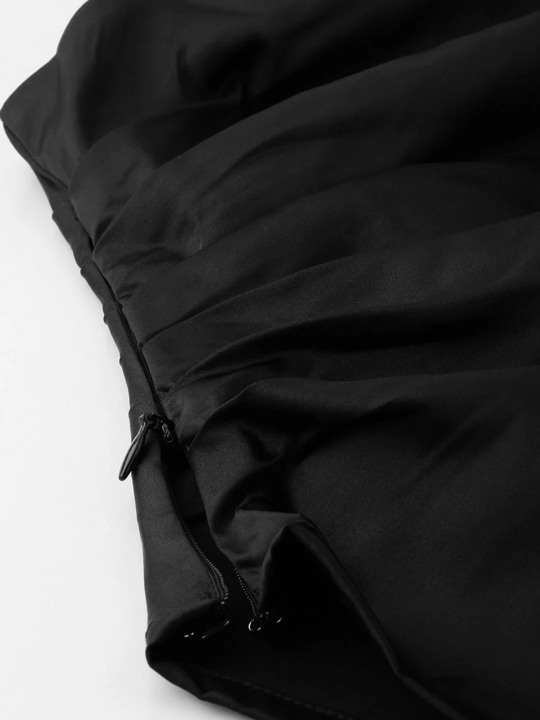 DressBerry Sling Thing One-Shoulder Satin Muse Pleated Top - Image 7