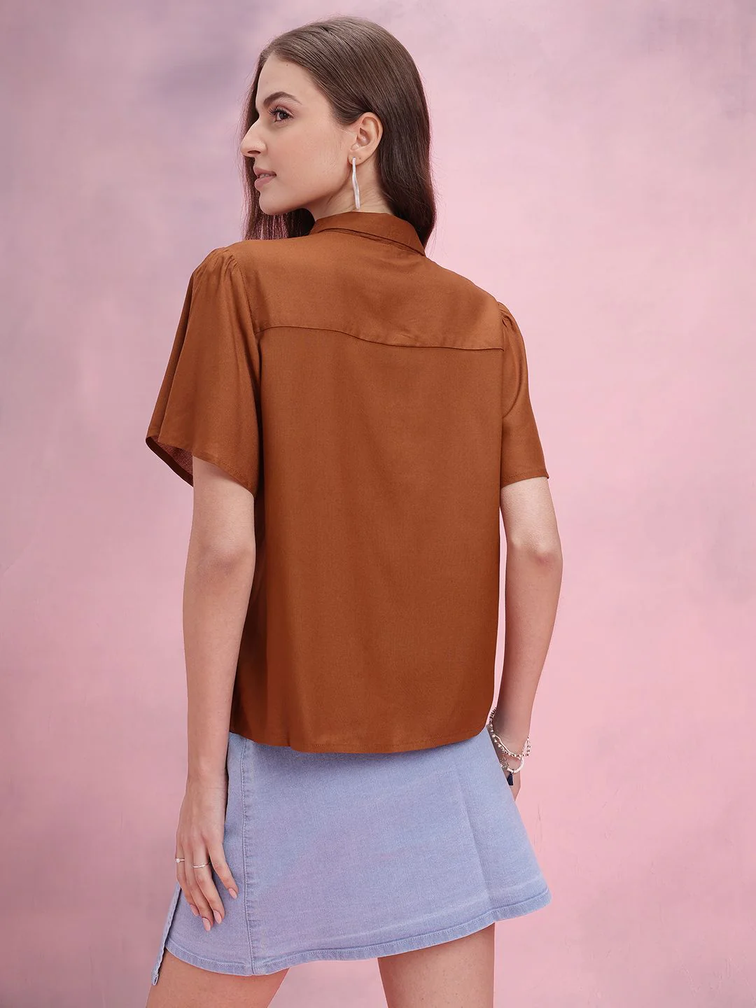 DressBerry Solid Casual Shirt - Image 4