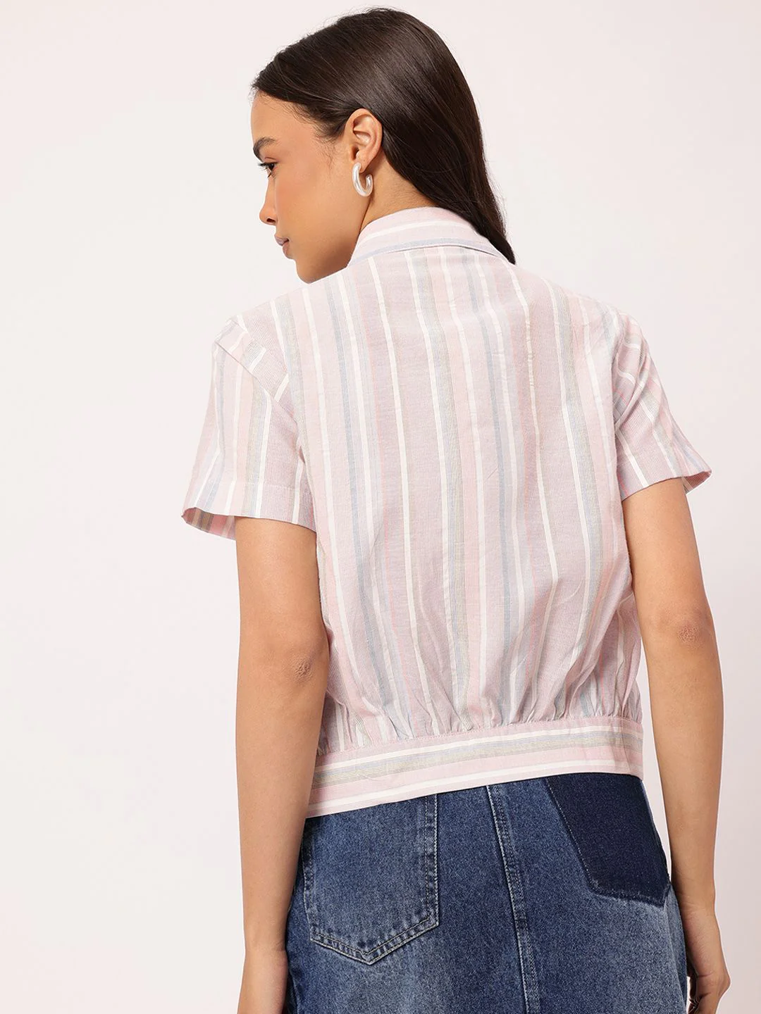 DressBerry Stripe It Up Shirt - Image 6