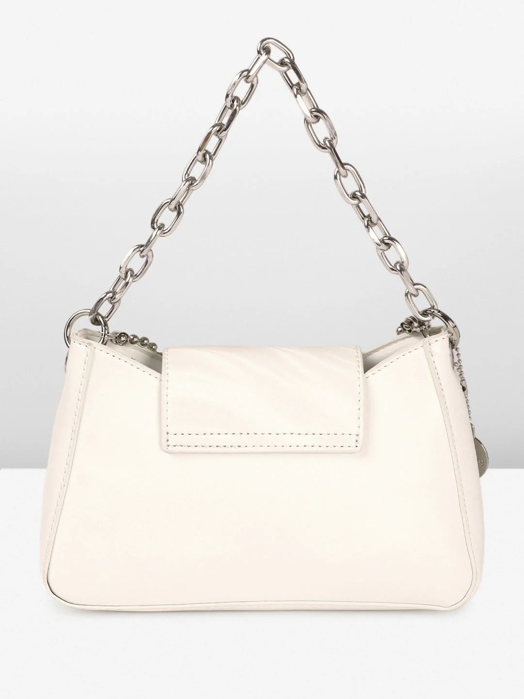 DressBerry Structured Shoulder Bag with Chain - Image 5