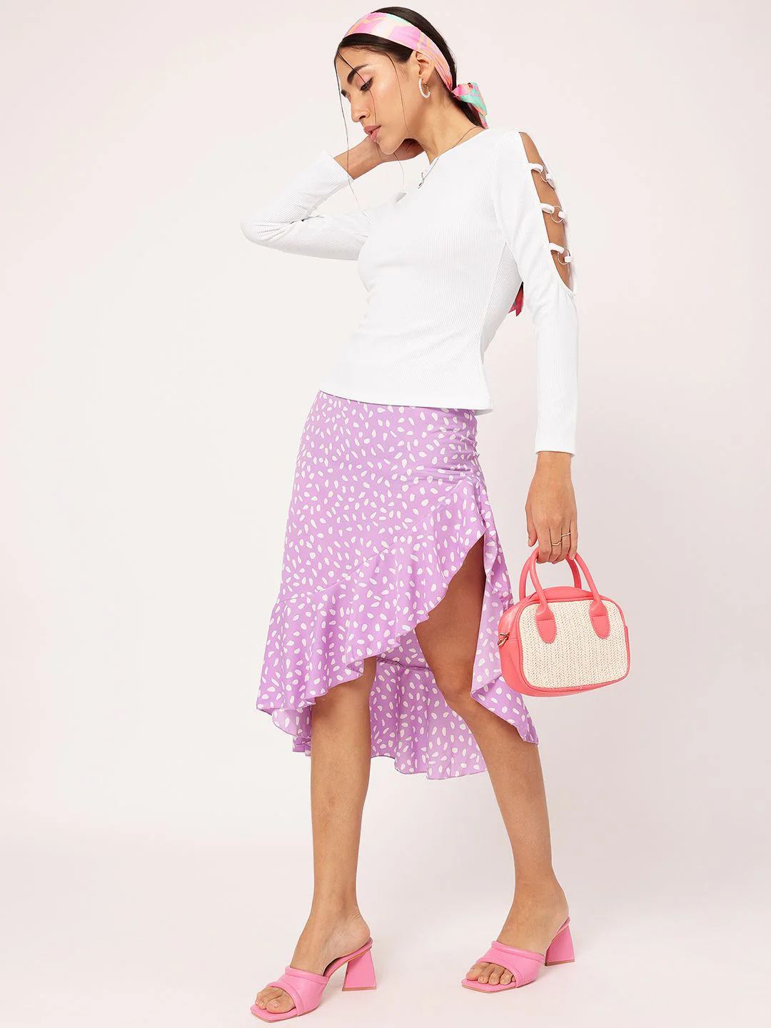 DressBerry Sweet Sixteen Cut-Out Ribbed Top - Image 4