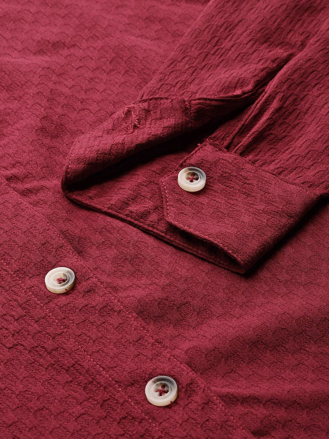DressBerry Textured Casual Shirt - Image 3