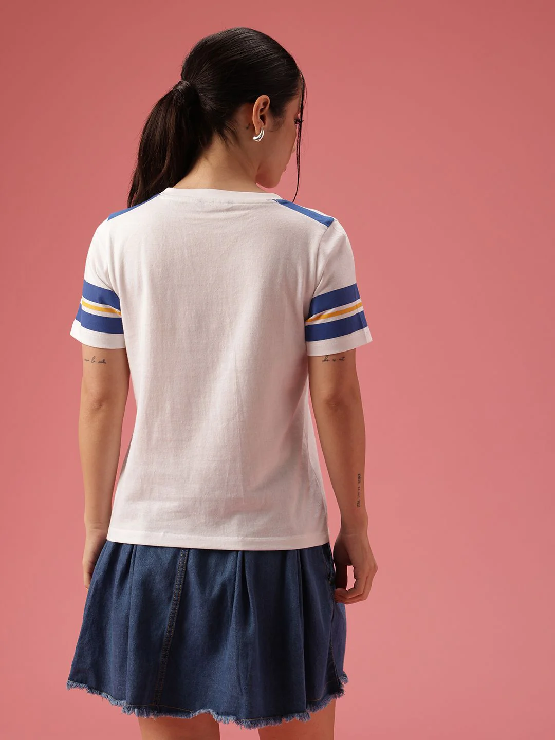 DressBerry Typography Printed T-shirt - Image 4