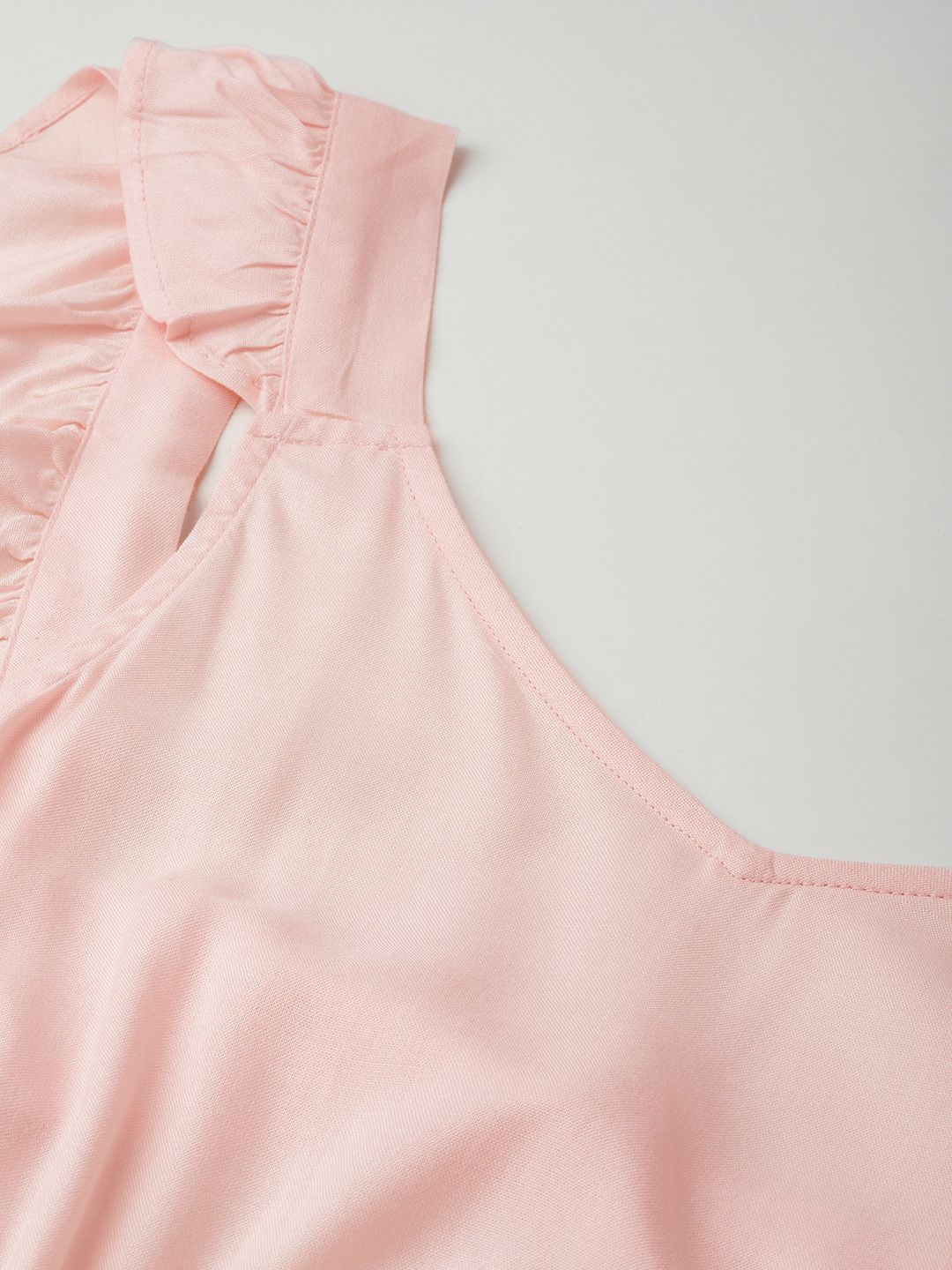 DressBerry Voluminous Vogue Tiered Satin Fit & Flare Mini Dress - Image 7