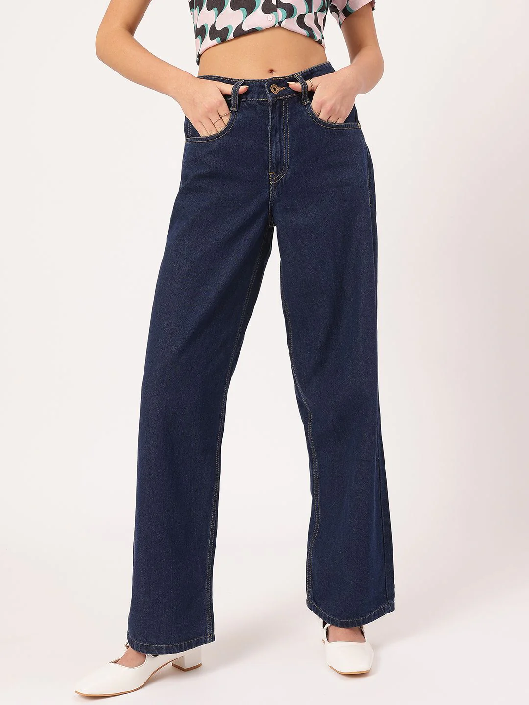 DressBerry Women Baggy Fit Stretchable Jeans - Image 2