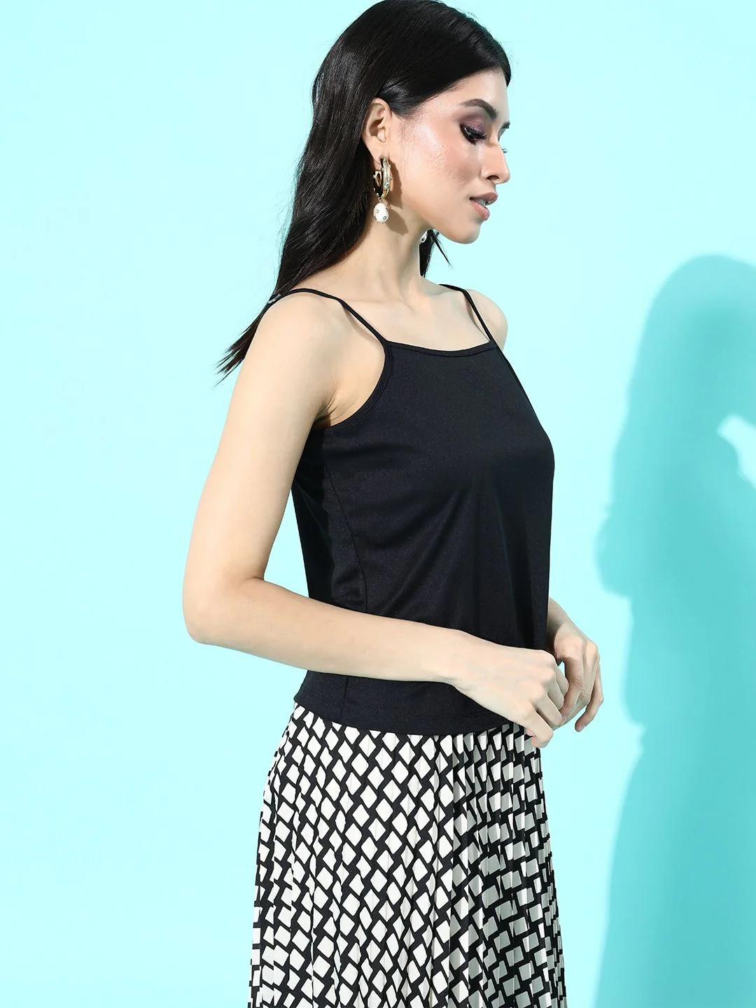 DressBerry Women Black Self Design Lace Top - Image 3
