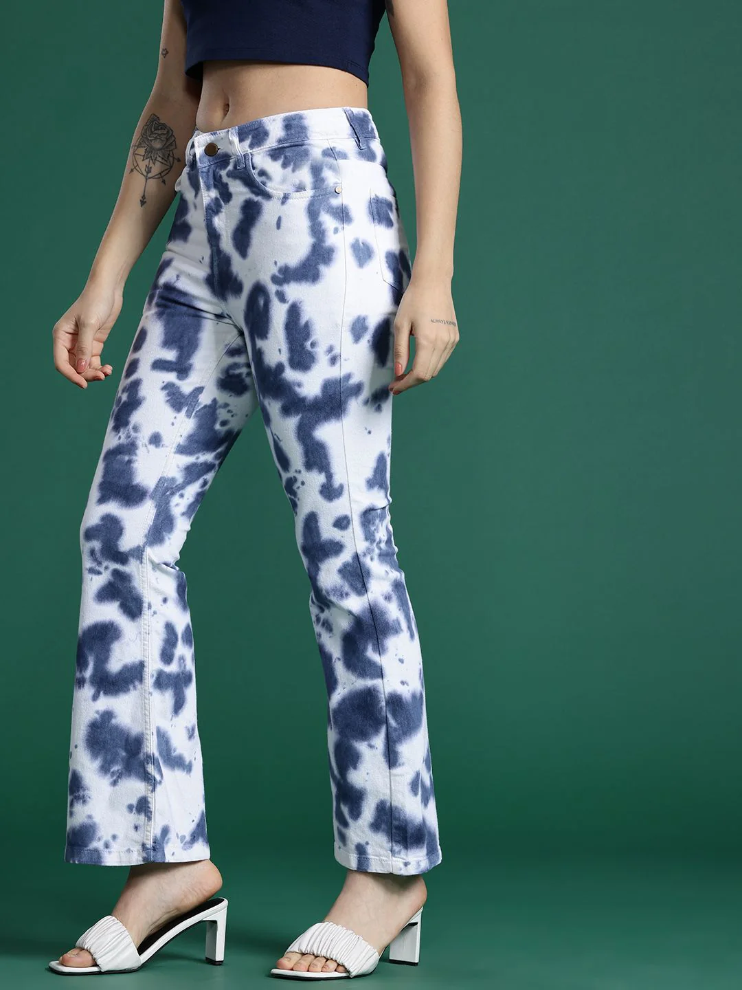 DressBerry Women Bootcut Dyed Stretchable Jeans - Image 3