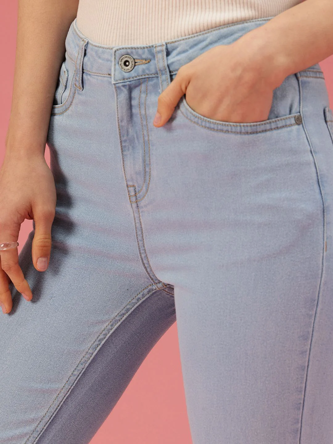 DressBerry Women Bootcut High-Rise Stretchable Jeans - Image 6