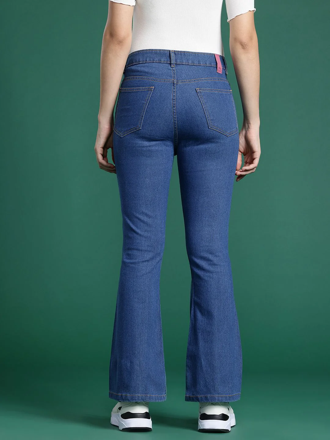 DressBerry Women Bootcut Printed Jeans - Image 3