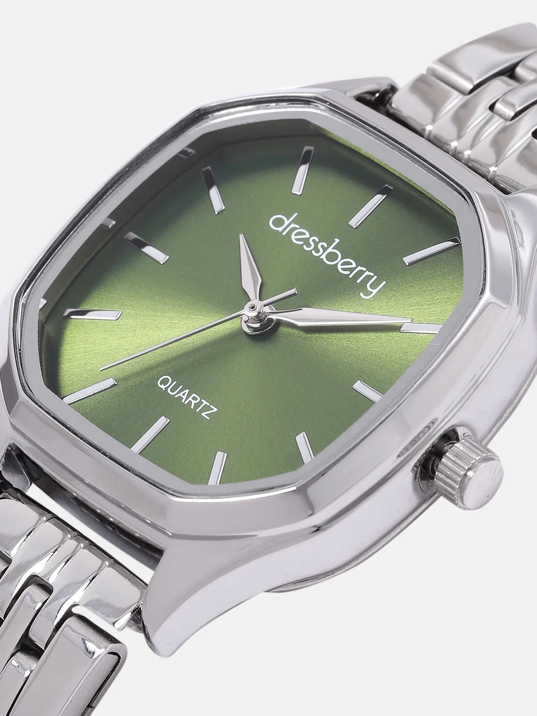 DressBerry Women Dial & Bracelet Style Straps Analogue Watch UT-A8636-GRN-DB - Image 4