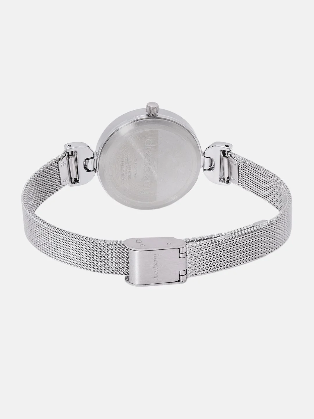 DressBerry Women Embellished Dial & Bracelet Style Straps Analogue Watch UT-A8648-GRY-DB - Image 5