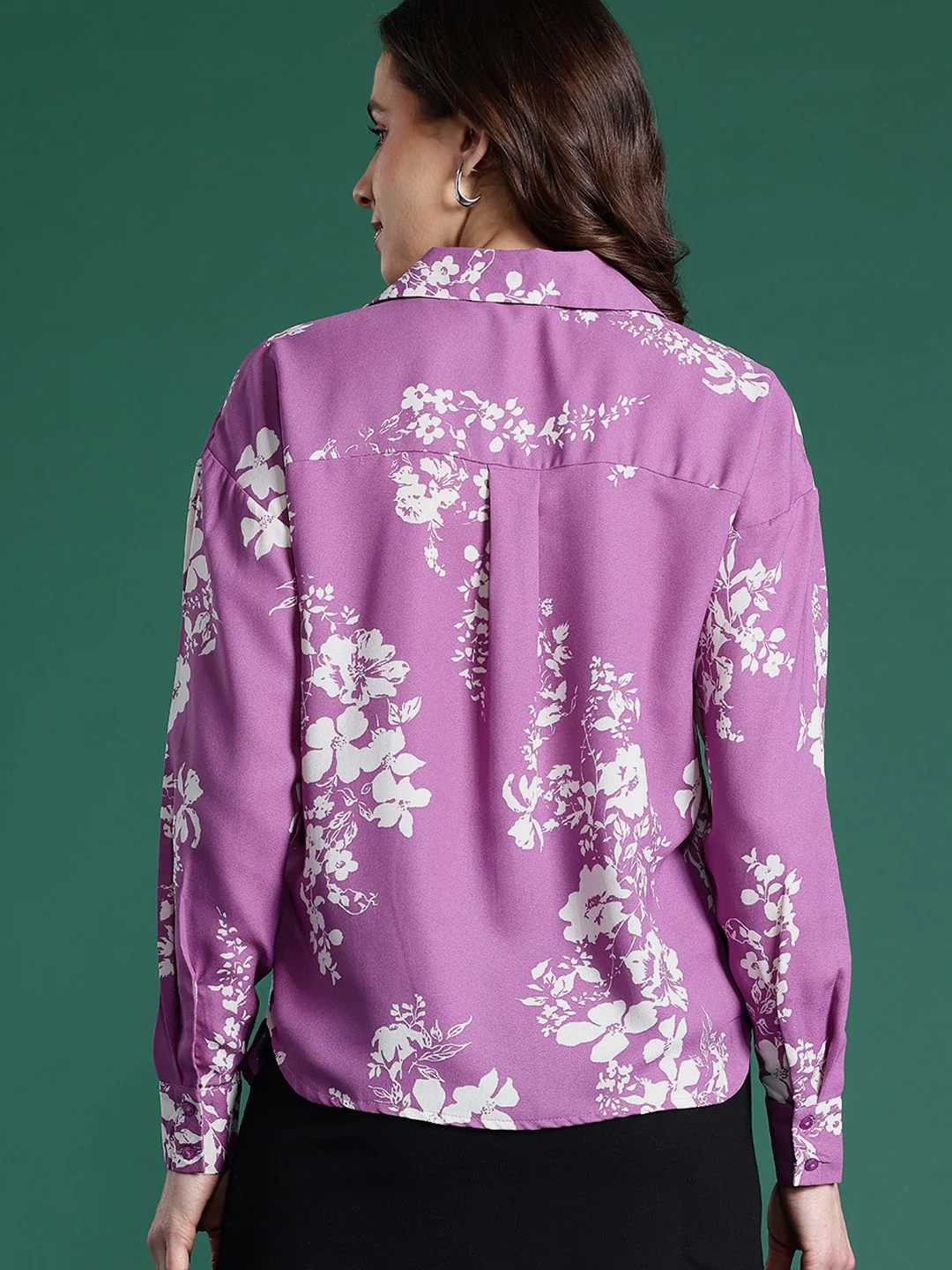 DressBerry Women Floral Printed Casual Shirt - Image 6