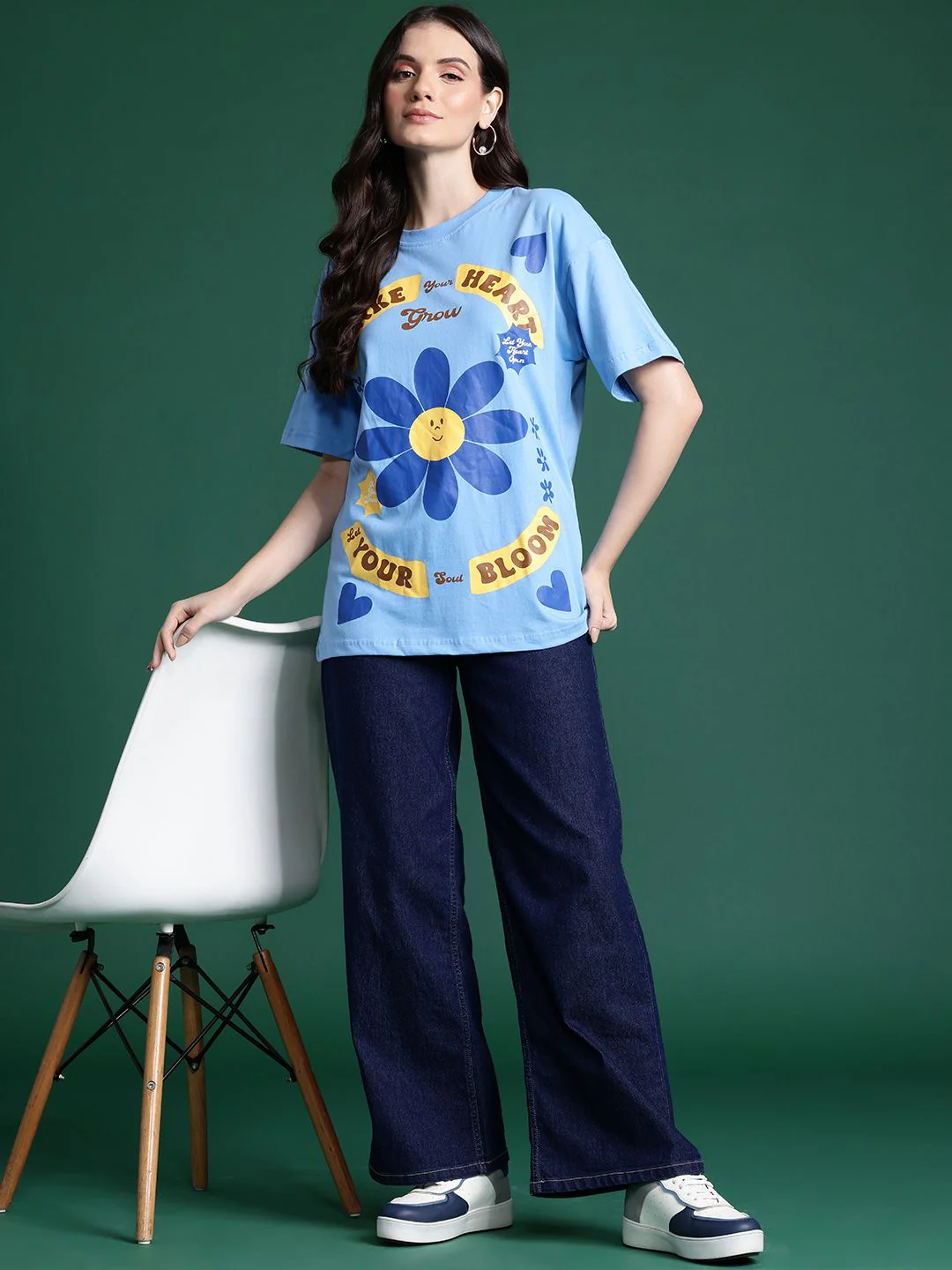 DressBerry Women Floral Printed Pure Cotton T-shirt - Image 4
