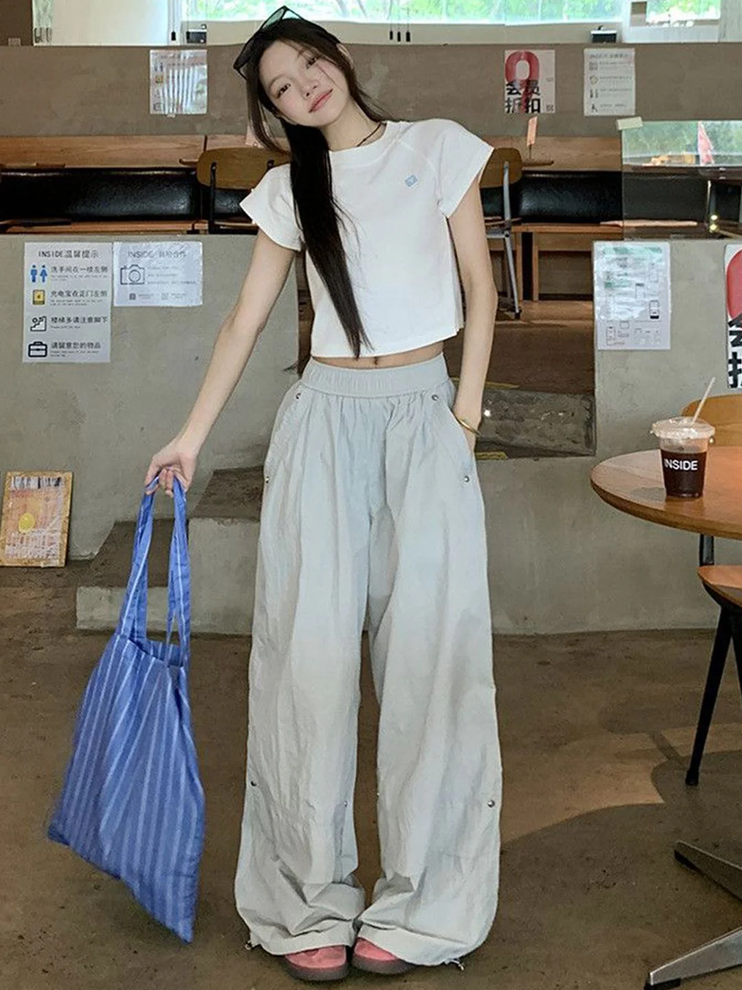 DressBerry Women High-Rise Flared Wide Leg Trousers - Image 5