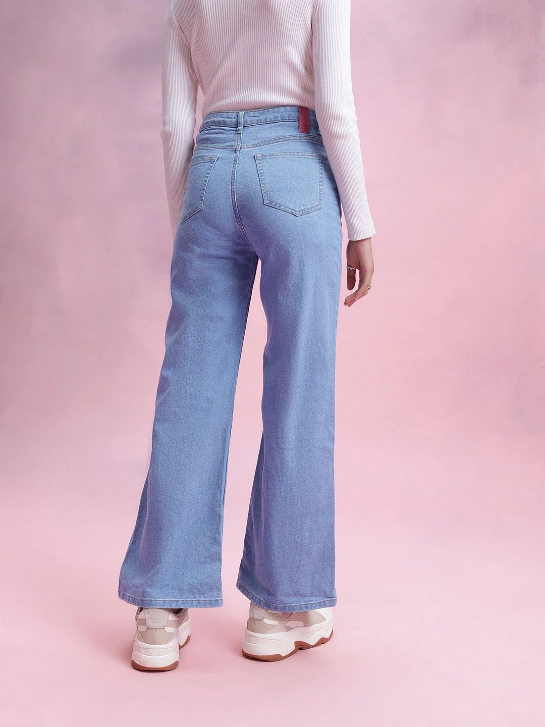 DressBerry Women High-Rise Stretchable Flared Jeans - Image 5