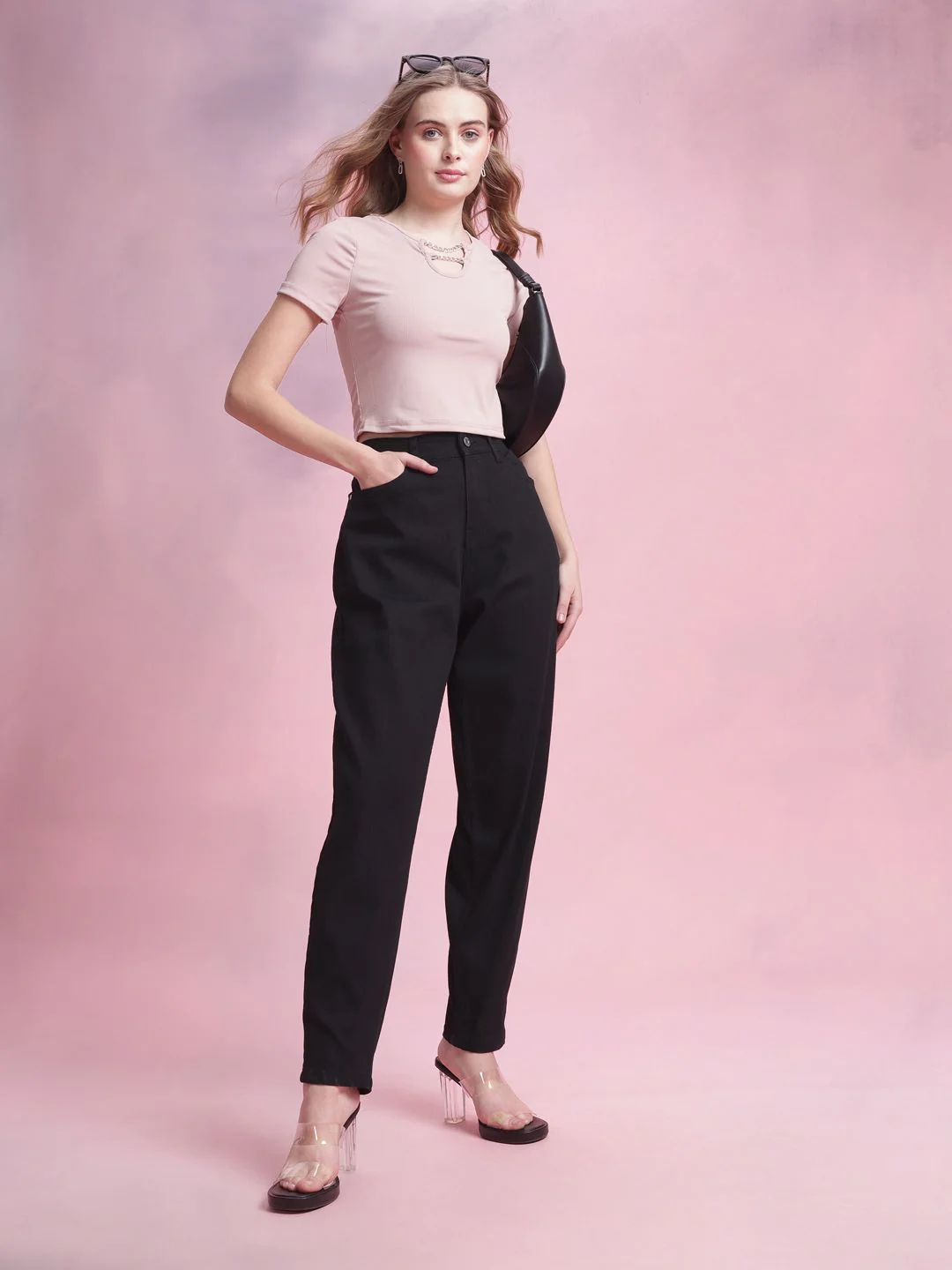 DressBerry Women Mid-Rise Slouchy Fit Stretchable Jeans - Image 4