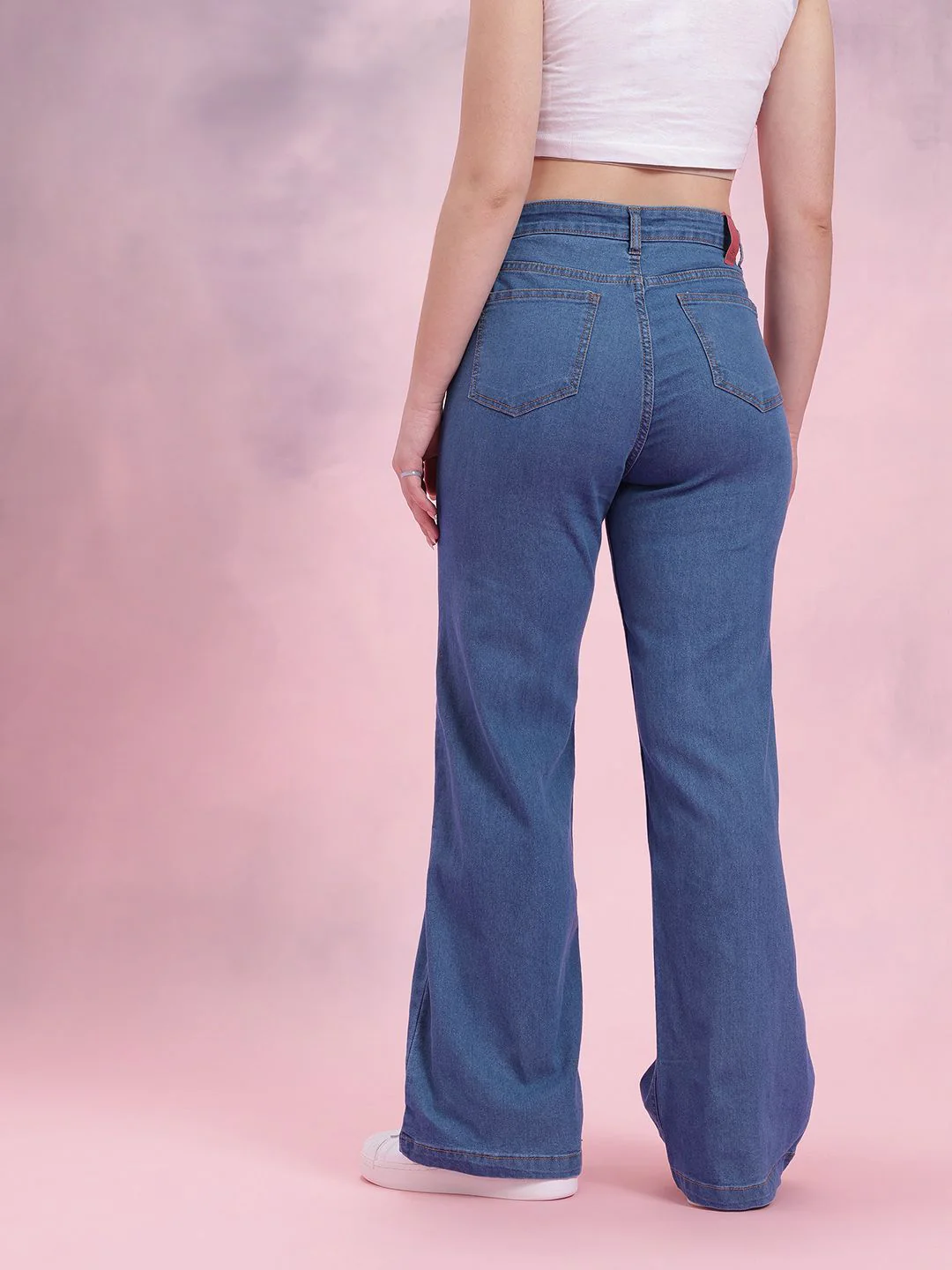 DressBerry Women Mid-Rise Wide Leg Jeans - Image 5