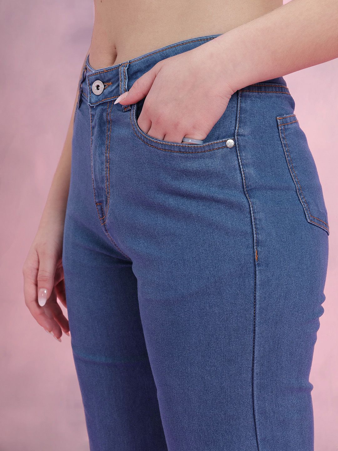 DressBerry Women Mid-Rise Wide Leg Jeans - Image 6