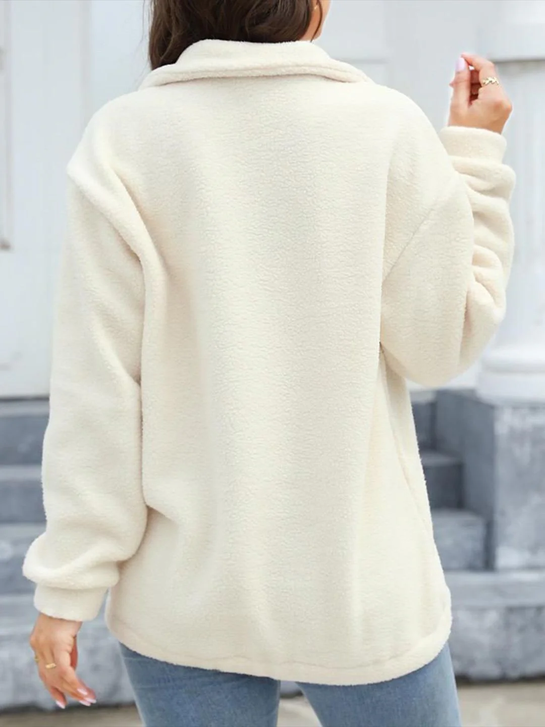 DressBerry Women Mock Collar Sweatshirt - Image 5