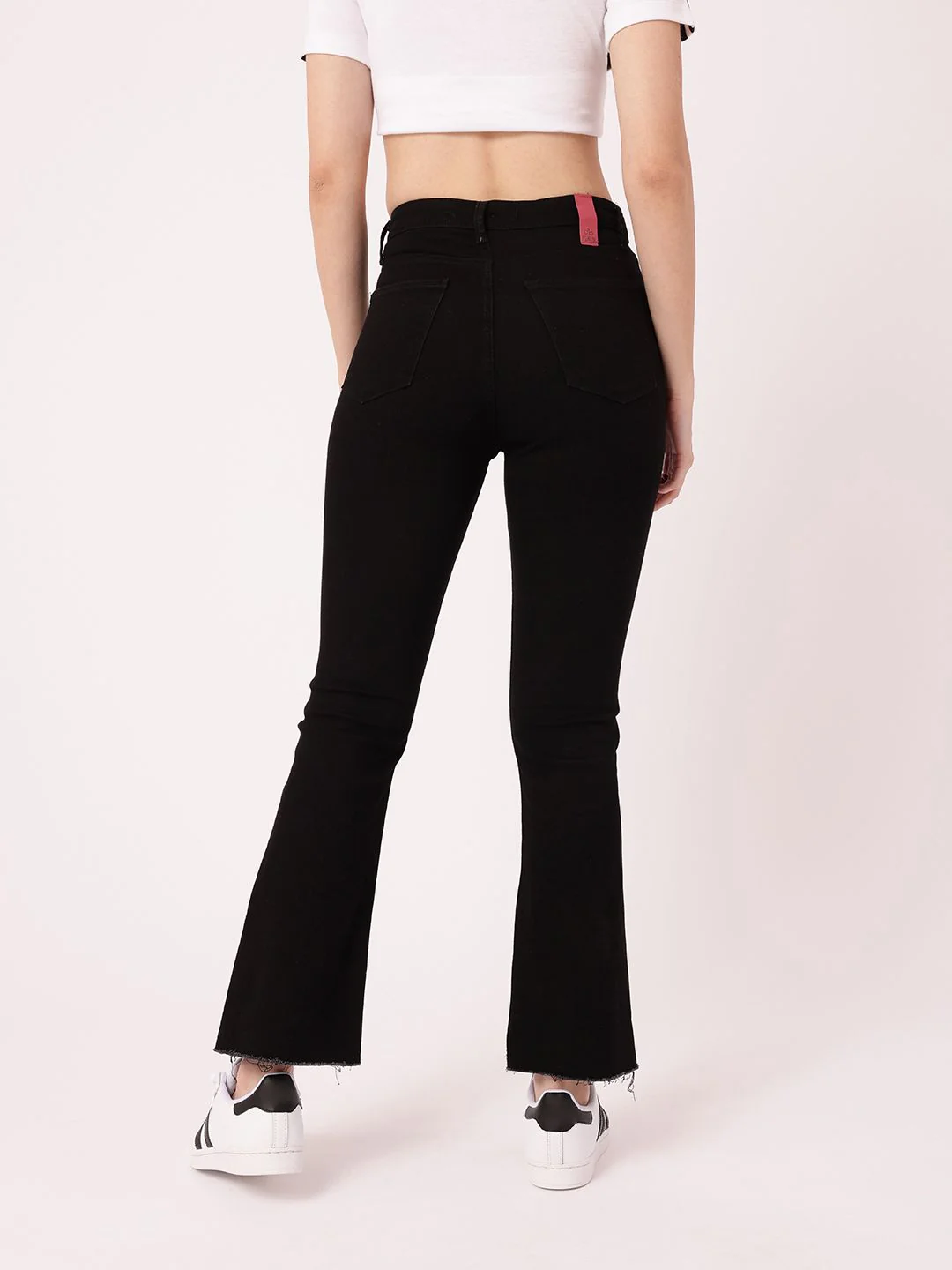 DressBerry Women Modern Cool Stretchable Frayed Jeans - Image 4