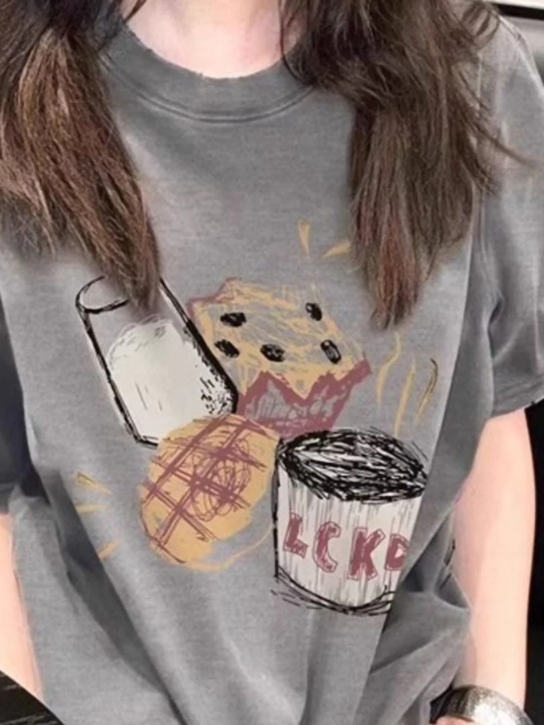 DressBerry Women Printed Pure Cotton T-shirt - Image 2
