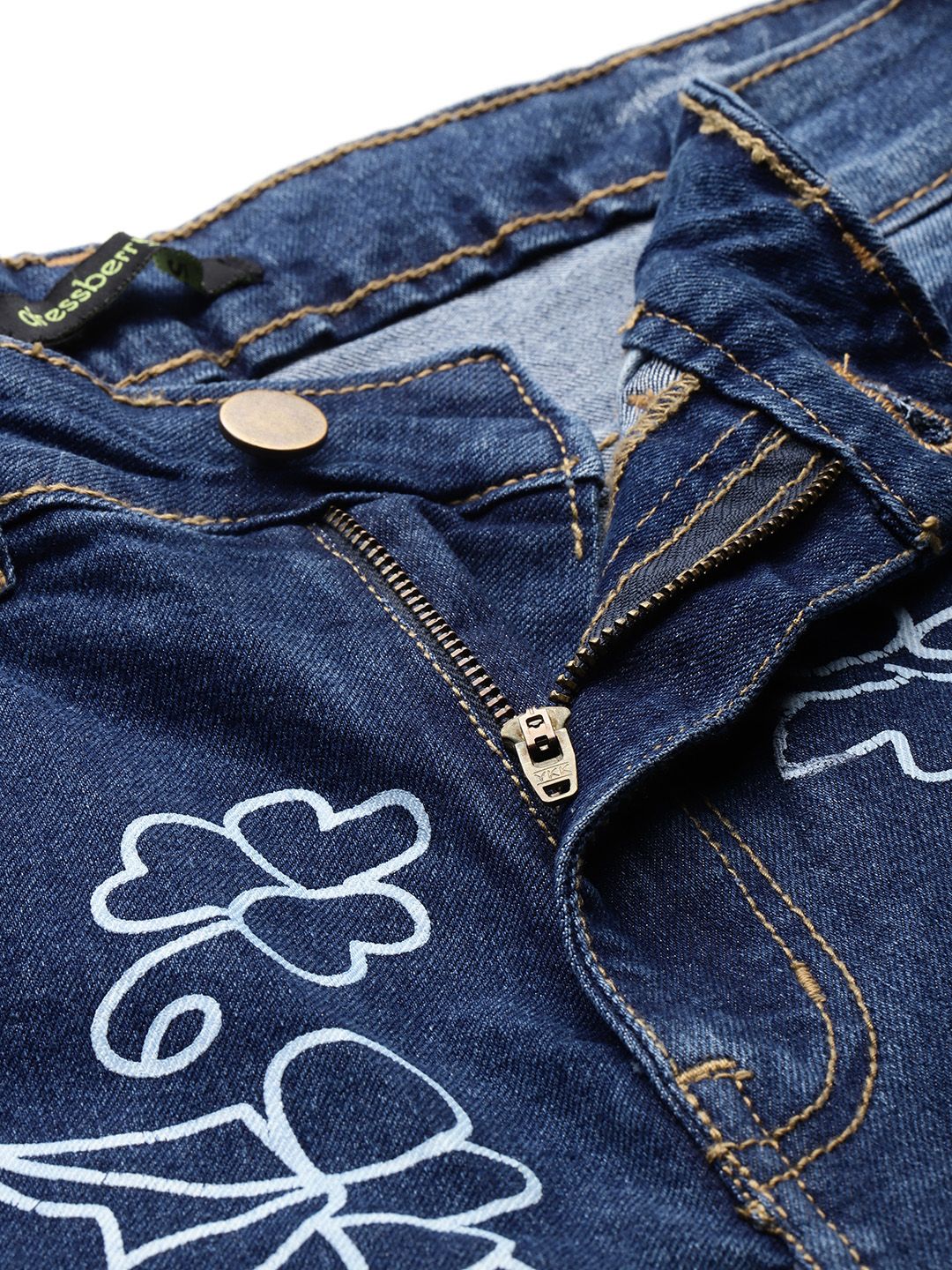 DressBerry Women Printed Slouchy Fit Jeans - Image 4