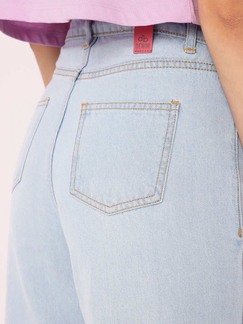 DressBerry Women Soft Vibe Slouchy Fit Light Fade Frayed Jeans - Image 7