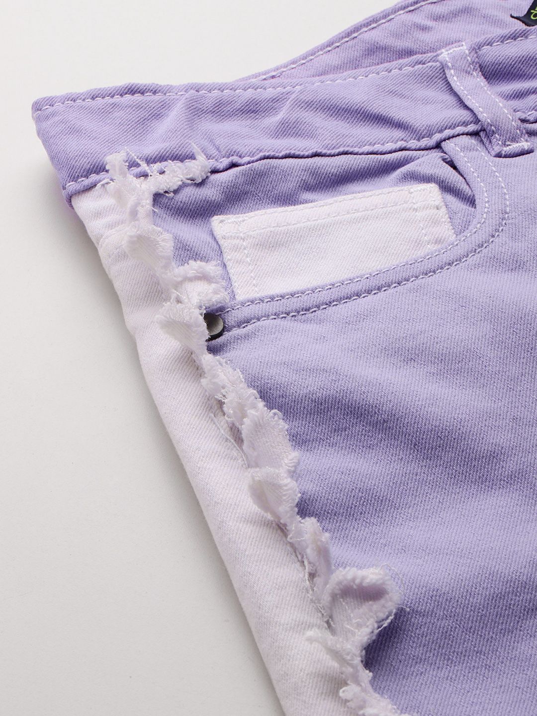 DressBerry Women Straight Fit Colourblocked Stretchable Jeans - Image 6
