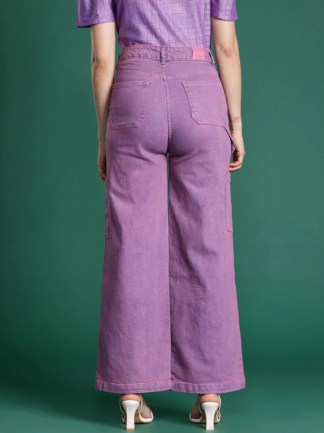 DressBerry Women Straight Fit Coloured Jeans - Image 5