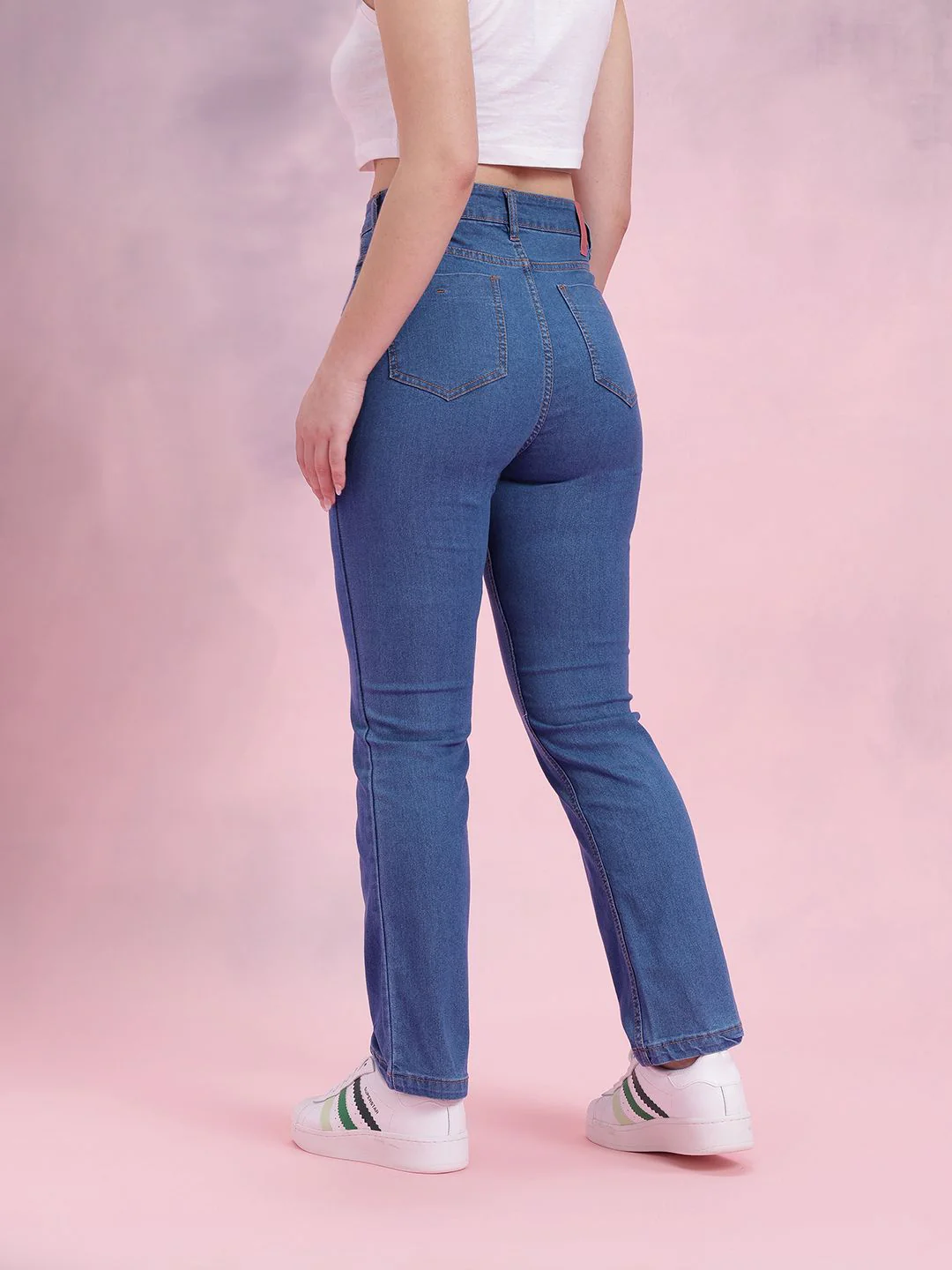DressBerry Women Straight Fit High-Rise Jeans - Image 5