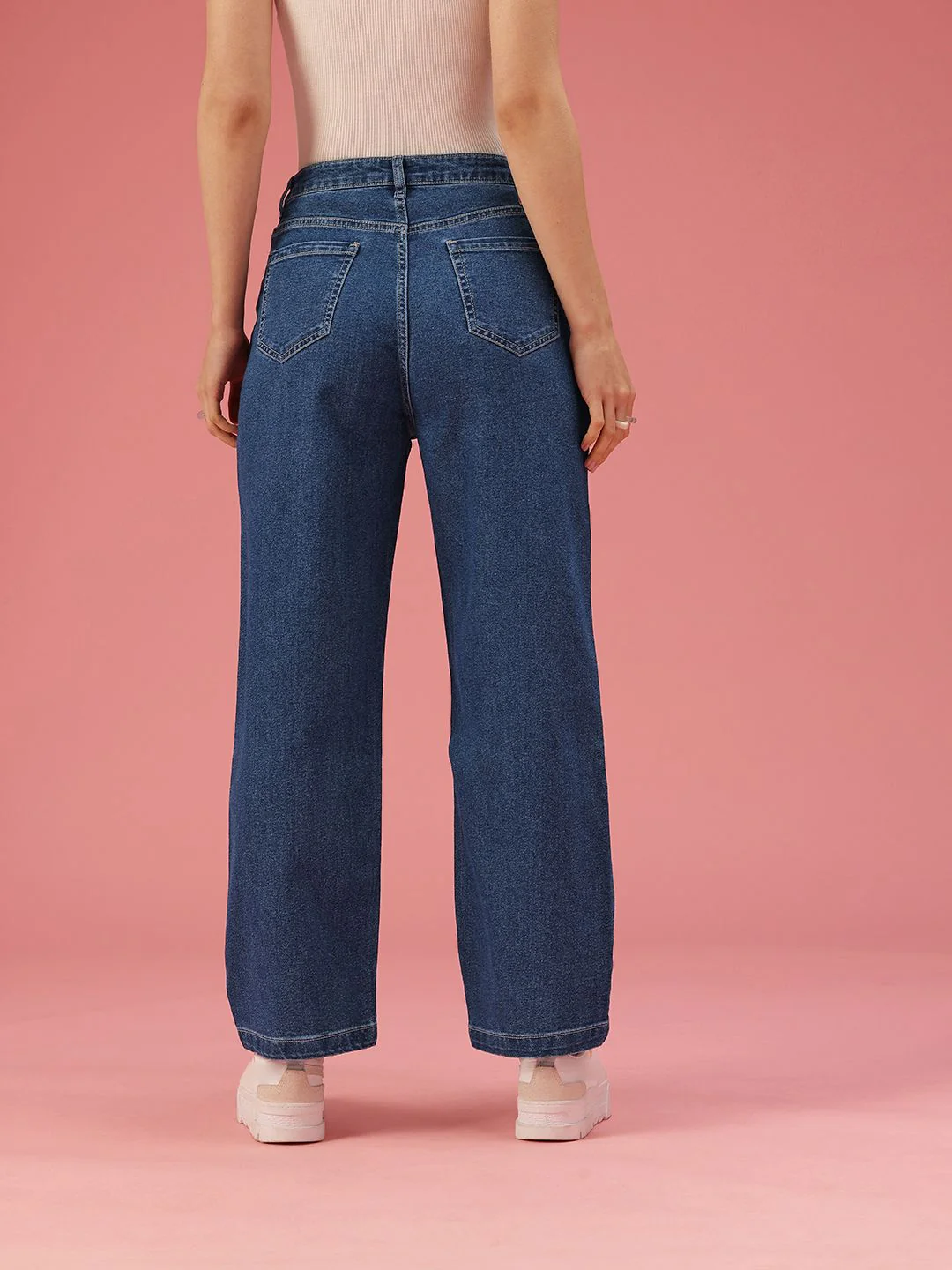 DressBerry Women Straight Fit High-Rise Stretchable Jeans - Image 5