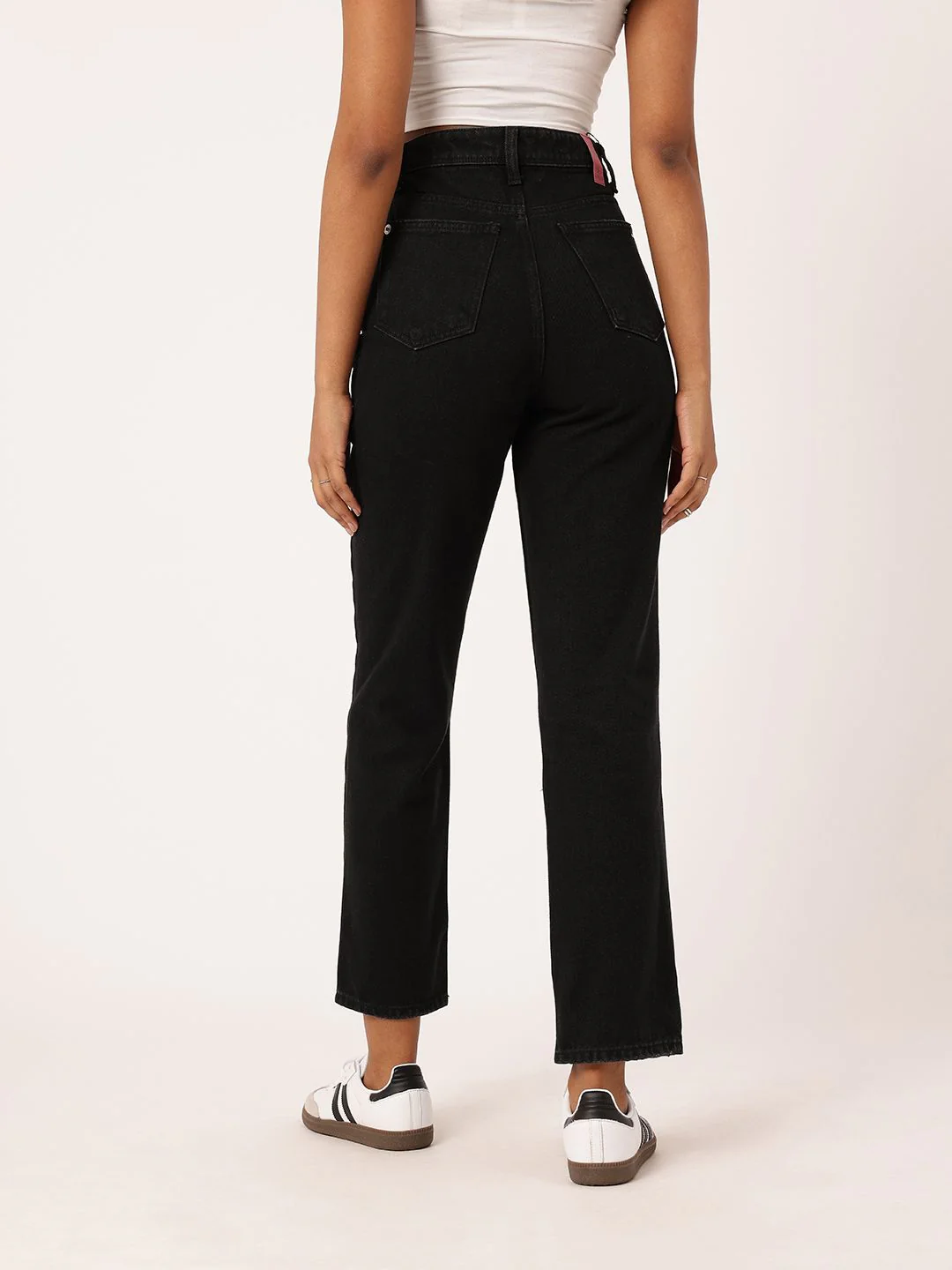 DressBerry Women Street Classic High Rise Straight Fit Jeans - Image 4