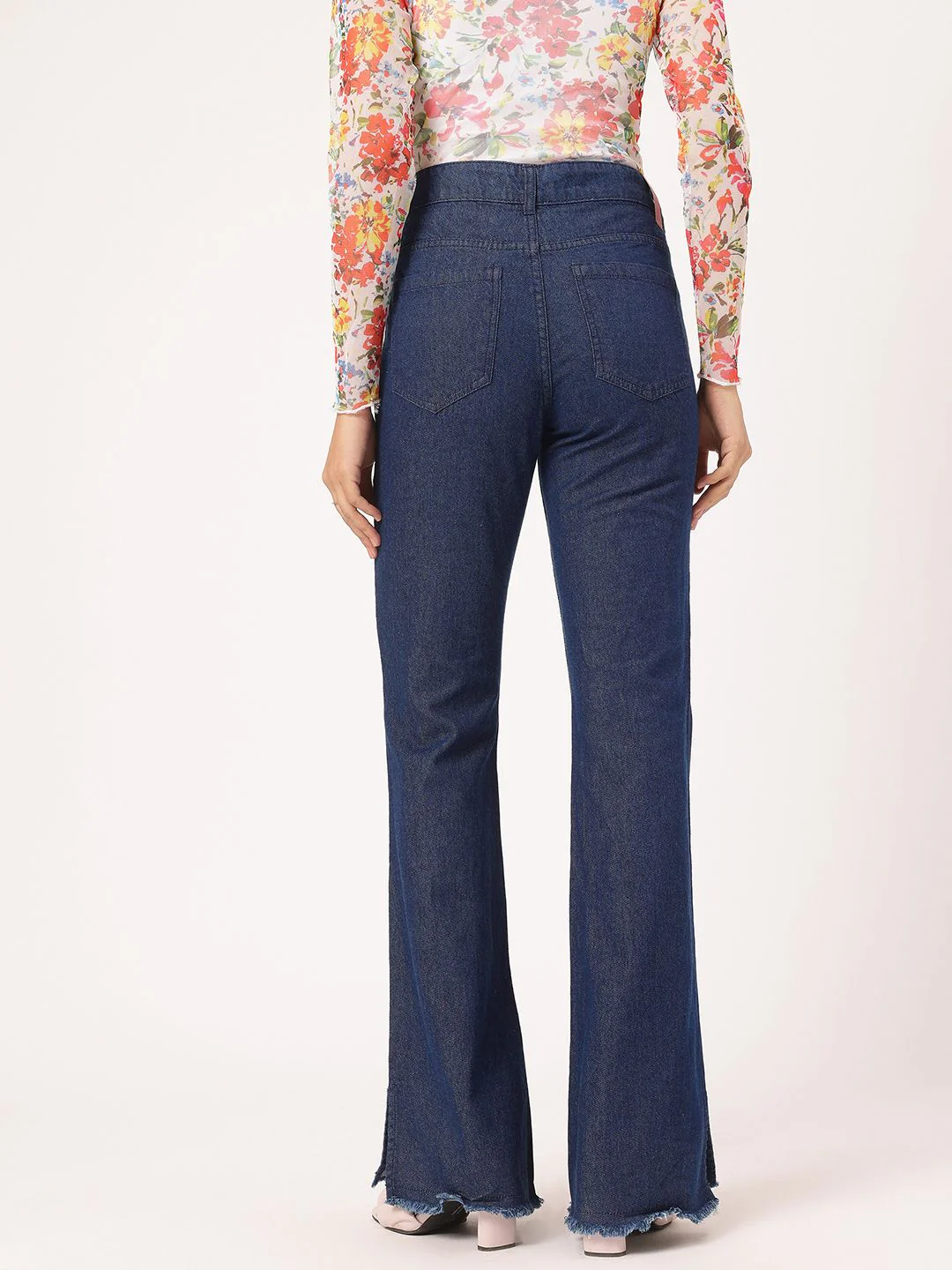 DressBerry Women Stylish Stitches Baggy Jeans - Image 5