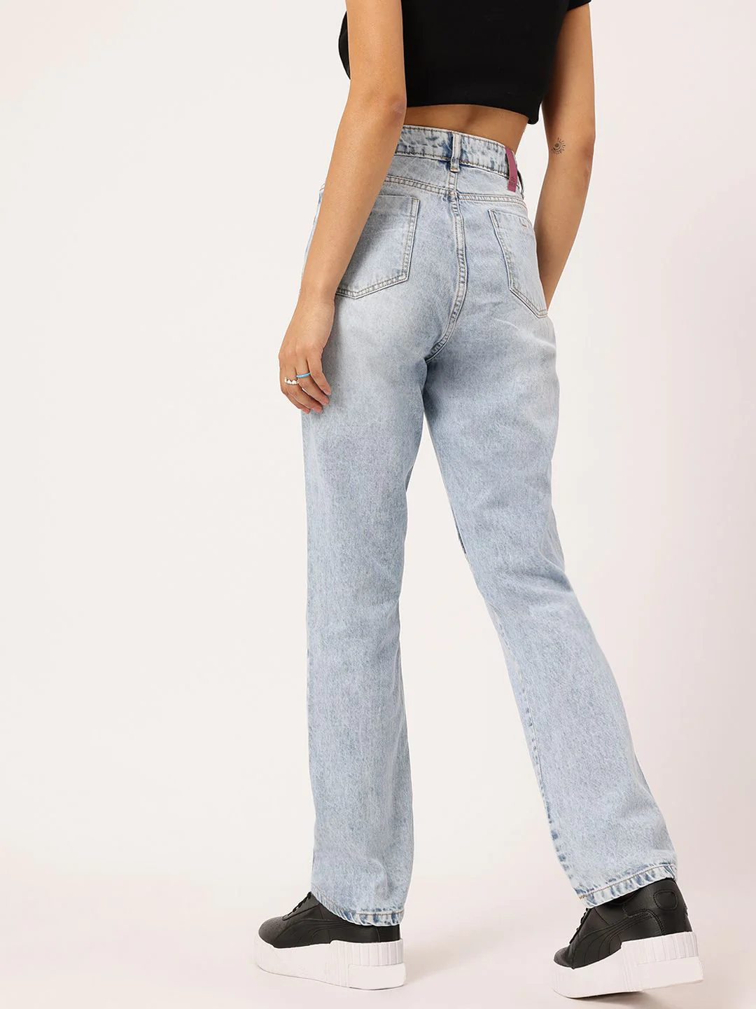 DressBerry Women Timeless Straight Fit Jeans - Image 4