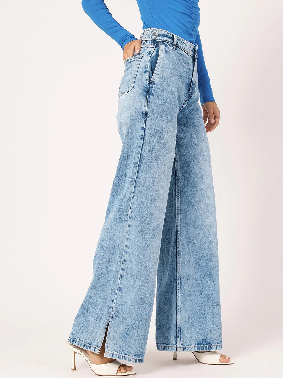 DressBerry Women Urban Uplift Wide Leg Jeans - Image 3